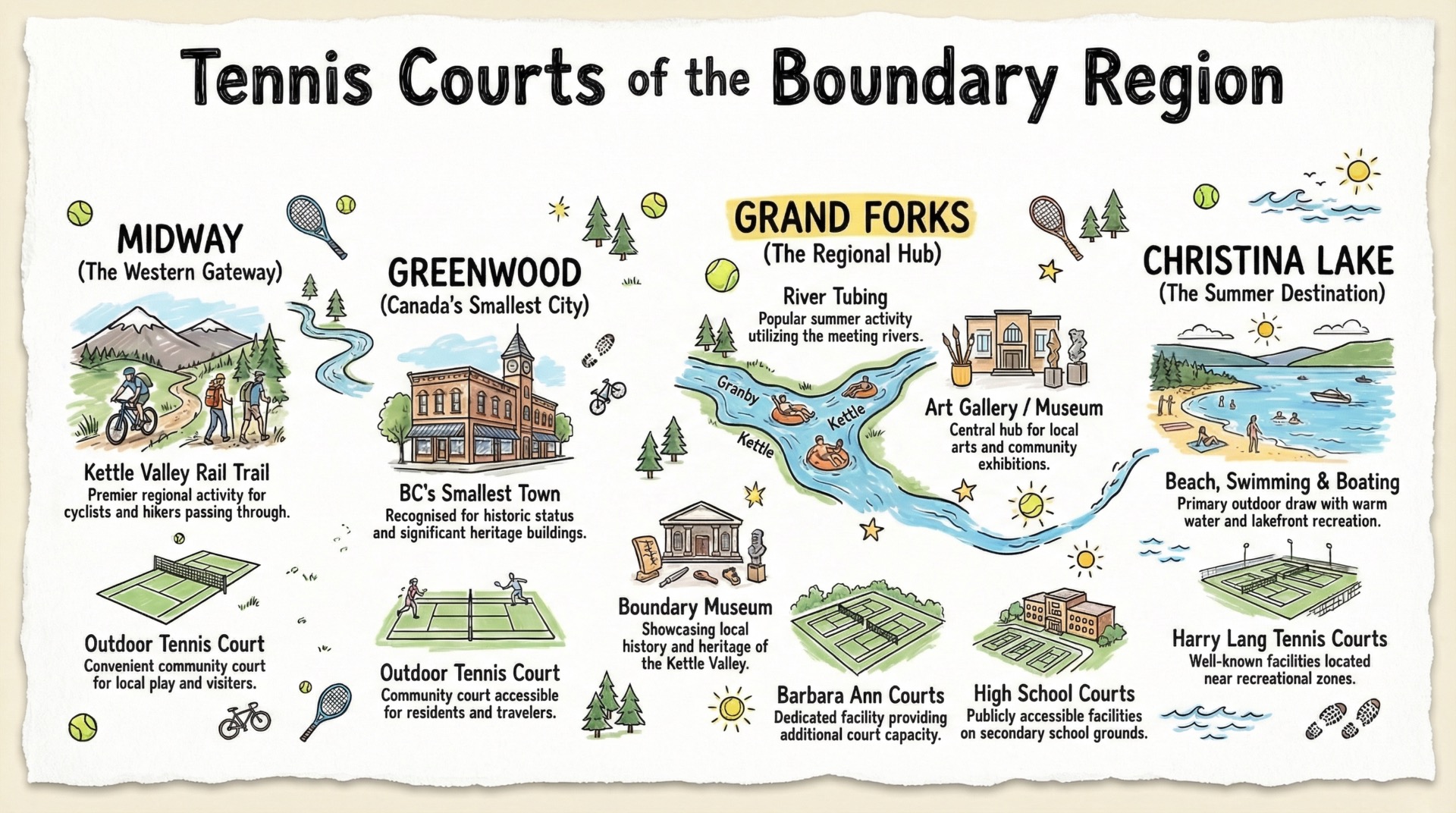 Aerial view of Grand Forks tennis courts